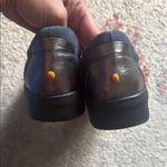 Samuel Hubbard Dark Blue Leather Sneakers 9.5 Featherlight Slip on Womens Shoe Photo 3