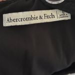 Abercrombie & Fitch  Women's L Black Mini‎ A-line Dress Cotton Blend Neutral Photo 5