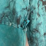 Joy Lab Teal Marbled Pullover Photo 3