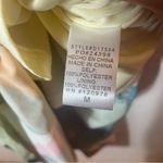 Entro  Vintage Resort Abstract Midi Dress Size M Vacation Cruise Tropical Photo 8