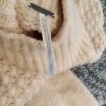 Free People  Bradly Cropped Sweater Mockneck Textured Knit Pullover Small Photo 6