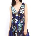 Free People  backyard party floral tunic top Photo 0