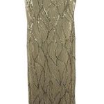 Women’s Fore Sequin Champagne Long Dress Size M Size M Photo 0