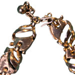 Trifari Vintage gold tone adjustable Leaves necklace Photo 7