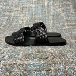 Ancient Greek Sandals Melia Woven Braided Leather Sandals in Black Size 6 Photo 3