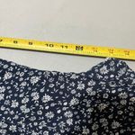 American Eagle  Women's Blue White Ditzy Print Cap Sleeve V-Neck Jumpsuit Small Photo 9