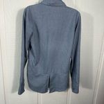 The North Face  Blue Women’s Button Down Long Sleeve Shirt Size Small EUC Photo 3
