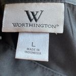 Worthington   Black Button Blouse Photo 4