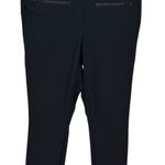 Athleta  Stellar Crop Pants Black Women's Sized Medium Pockets High‎ Rise Photo 0