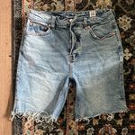 Free People  Avery Bermuda Short in Denim Blue size 28 Photo 1