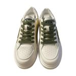 NEW Vintage Havana Lexa Olive Star Casual Womens Sneakers White/Gold/Green 8 White Photo 9