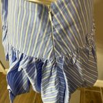 Outcast Kiole Mini Skirt Blue Stripes, M Size M Photo 2