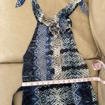 My Story EUC  PARIS Snake Print Chiffon Midi Dress. MSRP $168 Photo 14