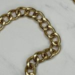Cream Woven Gold Tone Metal Chain Link Belt One Size ✨ Photo 11