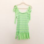 Y2K ASOS DESIGN Womens Dress Size‎ 2 Green Smocked Ruffle Coquette Fairy Summer Photo 6