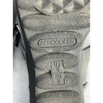 Aerosoles Womans Size 8 Gray Buckle Lined Slip On Wedge Heel Mules Photo 7