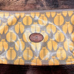 Fossil  Key-Per yellow and gray‎ handbag OS Photo 0