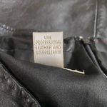 Cache 100% Leather Black Mini Skirt Photo 6