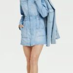 Universal Threads Universal Thread Light Wash 6 Woman's long sleeve dress Photo 6