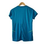 Adidas Supernova Blue & Gray Short Sleeve Athletic T-Shirt Zipper Pocket Large Photo 5