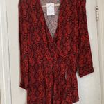 Blue Life Snakeskin print Romper Photo 1