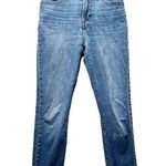 Madewell The Perfect Vintage Jean Cut Off Side Slit Crop Skinny Jeans Size 26 Photo 0