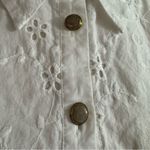 ZARA White Eyelet Fit and Flare Long Sleeve Dress Size XS Photo 11