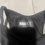 Beach Riot  black sparkly small sports bra tank Photo 3