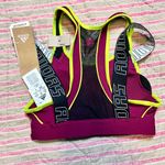 Adidas  Magenta and Neon Yellow Sports Bra Photo 1