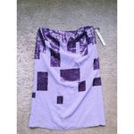 Susana Monaco NWT  lavender Sequin Mini Dress strapless Small Party Cocktail 80s Photo 1