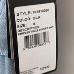 Adrianna Papell  Strapless Tulle Convertible Gown in Slate Size: 8 Photo 7