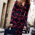 Boden Carnaby Shirtdress | Retro Mod 60’s Print Pink Size 2 Photo 0