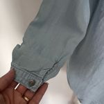 Cloth & Stone  Chambray Denim Womens Top Size M Coastal Cowgirl Boho Minimalist Photo 6