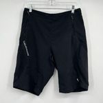 Salomon Womens  Acti Lite Shorts L Black Hiking Zip Pockets Outdoor Photo 0