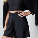 Good American  A-Line Trouser Boss Short NWT Sz. 1 (US S) Photo 0