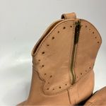 Lucky Brand Chantelx pink leather ankle cowgirl boots size 8 Photo 4