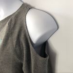 Hollister Cold Shoulder Graphic Sweatshirt Medium | Gray California Crew Neck Photo 6