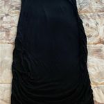 A pea in the pod Maternity black ruched sides sleeveless midi dress, size S Photo 10