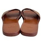 CELINE  Gold ‘Larins’ Criss Cross Python Embossed Leather Sandals, Size 38 Photo 4