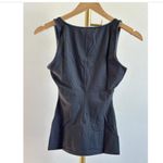 SKIMS Fits Everybody Picot Scoop Neck Tank in Ash Contrast, Size XXS Photo 6