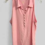 Lilly Pulitzer  Reema preppy sleeveless top size XL baby pink girly romantic chic Photo 0