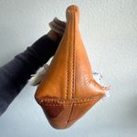 Madewell  Leather Mini Transport Tote Woven Handles Tan (No Strap) Photo 5