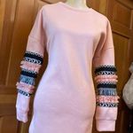 Lavishly Paris NWT,  Women’s Baby Pink Frill Trim Long Sleeved Dress. Photo 10