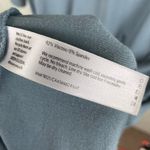 Eileen Fisher  Jersey V-Neck Dress Women's Size Small Slate Blue Viscose Spandex Photo 5