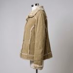 wilson's leather  Maxima Y2K Penny Lane‎ Shearling Jacket Tan Suede XL Photo 4
