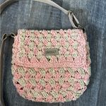 Crocheted Crossbody Bag Pink Photo 1