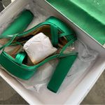 Jessica Rich Green Platform Sandals Size 39, New in Box w/Dust Photo 8