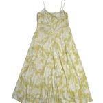 Vince NWT Wheat Twist Knot Drape Maxi in Balm Crinkled Tank Dress S $395 Photo 1