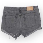 One Teaspoon new ♐︎ Superfreaks Lace Up Denim Short ♐︎ Phantom Dirty Black ♐︎ 24 Photo 1