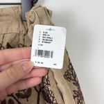 Free People  Westover Embroidered Shorts Womens Size Large Cotton Linen New Brown Photo 3